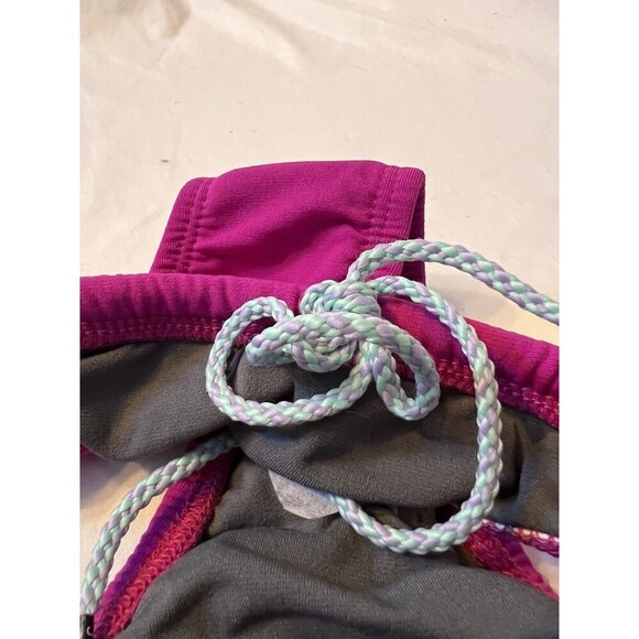 JOLYN Bikini Bottoms Brazil Cut French Mulberry (Purple) Medium New With Tags - Picture 3 of 5